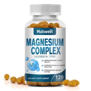 Magnesium Capsule Muscle And Bone, Sleep, Energy, Leg Cramps, Headaches