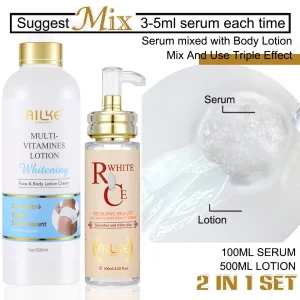 Multi-Vitamin Body Lotion, Whiten, Brighten, Remove Dark Spots